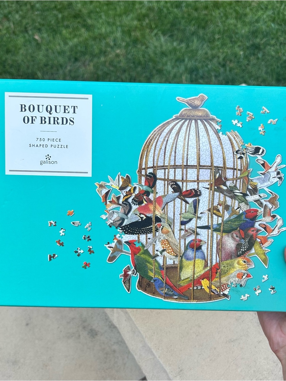Galison Bouquet of Birds 750 Piece Shaped Puzzle